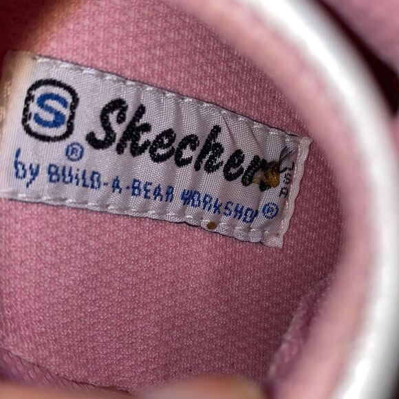 2 Pairs Build a Bear Sneakers Pink/White and Black/White - Picture 6 of 10